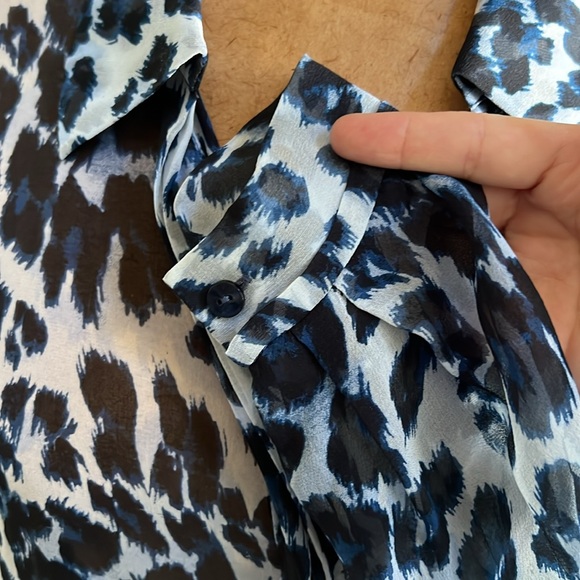 Pretty Semi-Sheer Top by Diane Von Furstenberg-sz4 - Picture 3 of 7